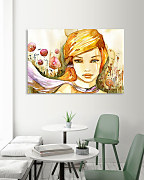 Obraz Dievča so šatkou zs1151